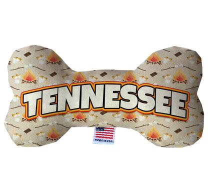 Pet & Dog Plush Bone Toys, "Tennessee State Options" (Available in different pattern options)
