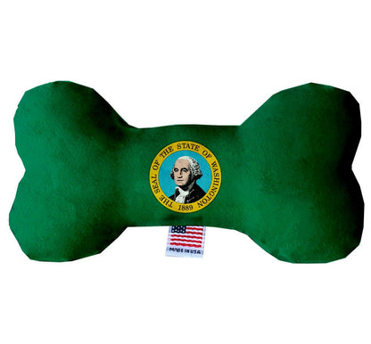 Pet & Dog Plush Bone Toys, "Washington State Options" (Available in different pattern options)