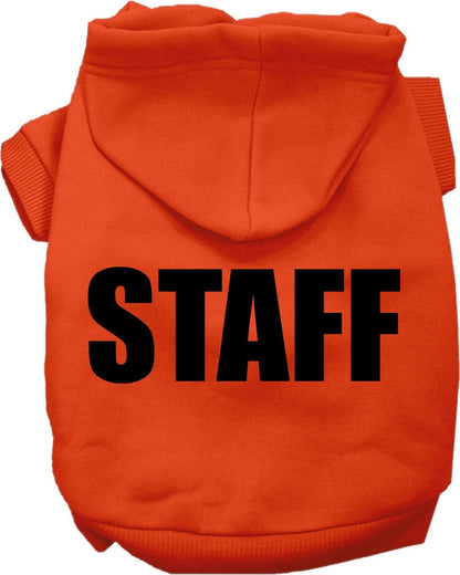 Halloween Pet, Dog & Cat Hoodie Screen Printed, "Staff"