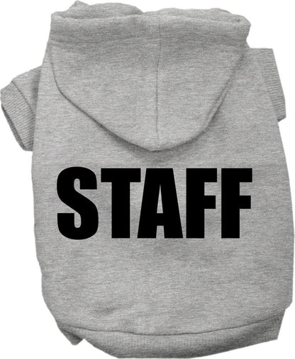 Halloween Pet, Dog & Cat Hoodie Screen Printed, "Staff"