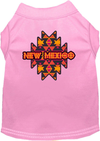 Pet Dog & Cat Screen Printed Shirt for Medium to Large Pets (Sizes 2XL-6XL), "New Mexico Navajo Tribal"