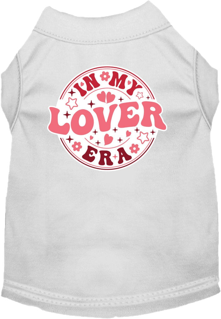 Pet Dog & Cat Screen Printed Shirt for Medium to Large Pets (Sizes 2XL-6XL), "In My Lover Era"