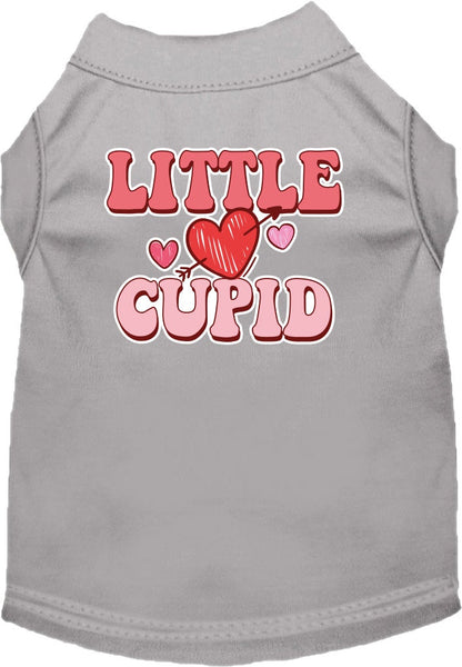 Pet Dog & Cat Screen Printed Shirt for Small to Medium Pets (Sizes XS-XL), "Little Cupid"