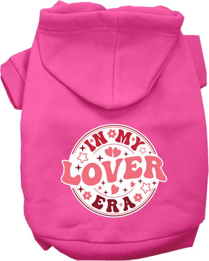 Pet Dog & Cat Screen Printed Hoodie for Medium to Large Pets (Sizes 2XL-6XL), "In My Lover Era"
