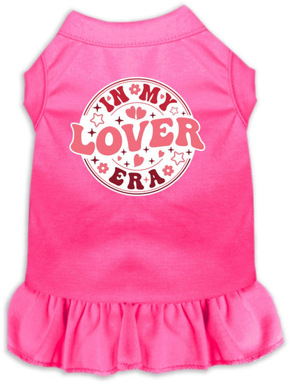 Pet Dog & Cat Screen Printed Dress for Medium to Large Pets (Sizes 2XL-4XL), "In My Lover Era"