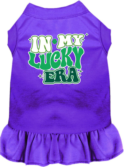 Pet Dog & Cat Screen Printed Dress for Small to Medium Pets (Sizes XS-XL), "In My Lucky Era"