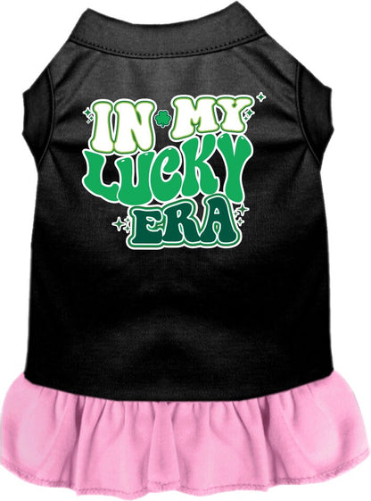 Pet Dog & Cat Screen Printed Dress for Small to Medium Pets (Sizes XS-XL), "In My Lucky Era"