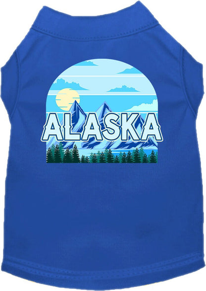 Pet Dog & Cat Screen Printed Shirt for Small to Medium Pets (Sizes XS-XL), "Alaska Trailblazer"