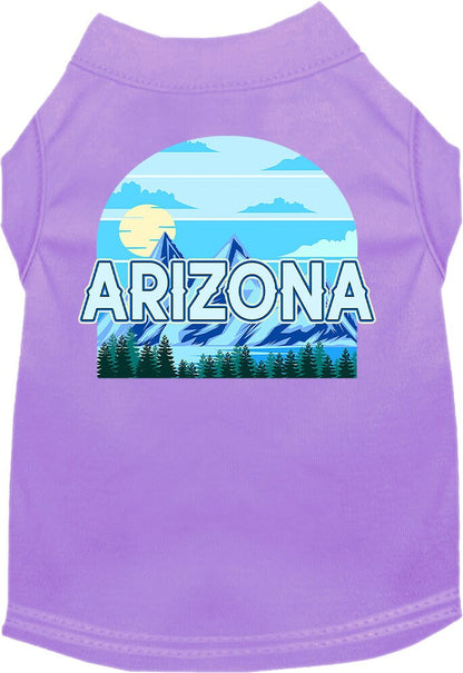 Pet Dog & Cat Screen Printed Shirt for Small to Medium Pets (Sizes XS-XL), "Arizona Trailblazer"