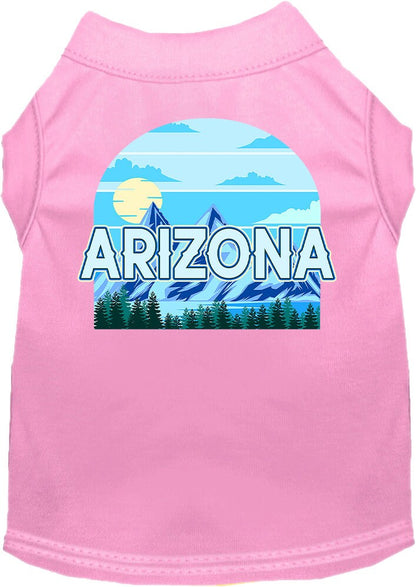 Pet Dog & Cat Screen Printed Shirt for Small to Medium Pets (Sizes XS-XL), "Arizona Trailblazer"