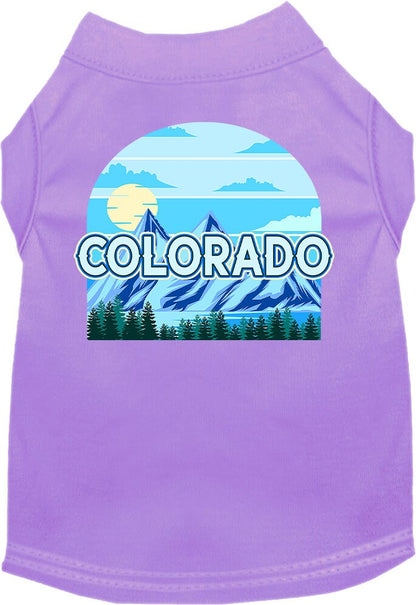 Pet Dog & Cat Screen Printed Shirt for Small to Medium Pets (Sizes XS-XL), "Colorado Trailblazer"