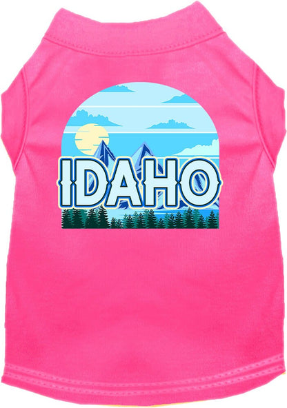 Pet Dog & Cat Screen Printed Shirt for Medium to Large Pets (Sizes 2XL-6XL), "Idaho Trailblazer"