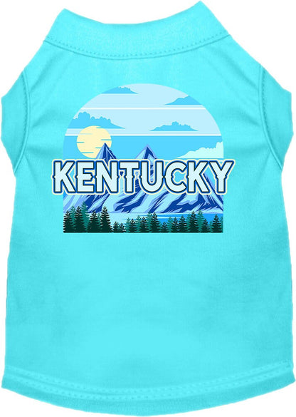 Pet Dog & Cat Screen Printed Shirt for Small to Medium Pets (Sizes XS-XL), "Kentucky Trailblazer"