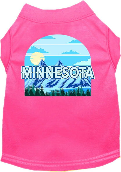 Pet Dog & Cat Screen Printed Shirt for Small to Medium Pets (Sizes XS-XL), "Minnesota Trailblazer"