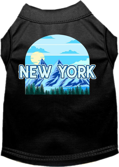 Pet Dog & Cat Screen Printed Shirt for Small to Medium Pets (Sizes XS-XL), "New York Trailblazer"