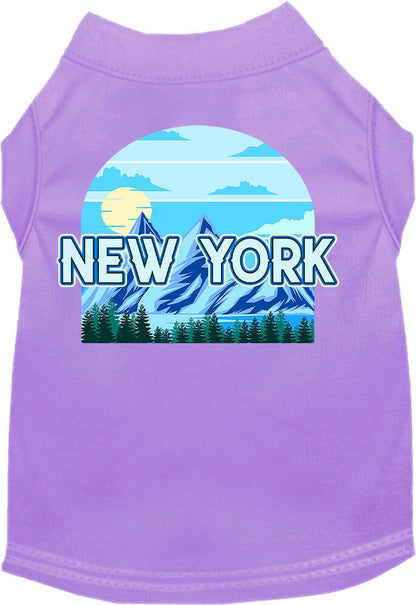 Pet Dog & Cat Screen Printed Shirt for Small to Medium Pets (Sizes XS-XL), "New York Trailblazer"