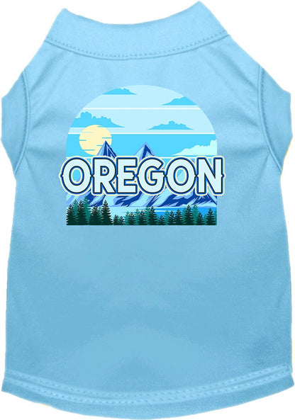 Pet Dog & Cat Screen Printed Shirt for Small to Medium Pets (Sizes XS-XL), "Oregon Trailblazer"