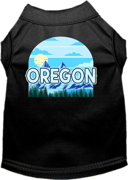 Pet Dog & Cat Screen Printed Shirt for Small to Medium Pets (Sizes XS-XL), "Oregon Trailblazer"