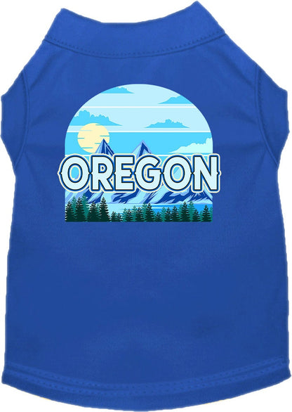 Pet Dog & Cat Screen Printed Shirt for Small to Medium Pets (Sizes XS-XL), "Oregon Trailblazer"