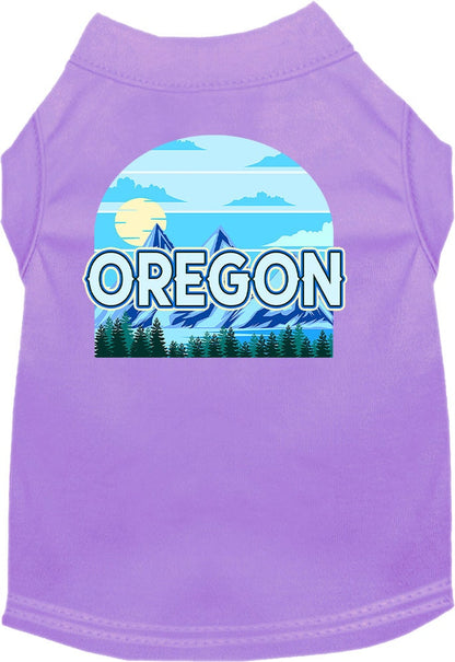 Pet Dog & Cat Screen Printed Shirt for Small to Medium Pets (Sizes XS-XL), "Oregon Trailblazer"