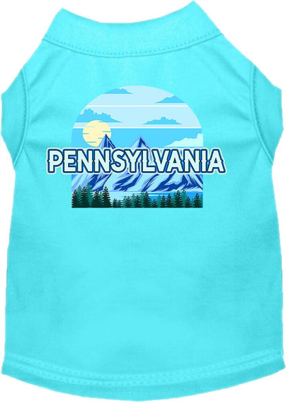 Pet Dog & Cat Screen Printed Shirt for Medium to Large Pets (Sizes 2XL-6XL), "Pennsylvania Trailblazer"