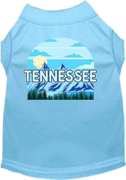 Pet Dog & Cat Screen Printed Shirt for Small to Medium Pets (Sizes XS-XL), "Tennessee Trailblazer"