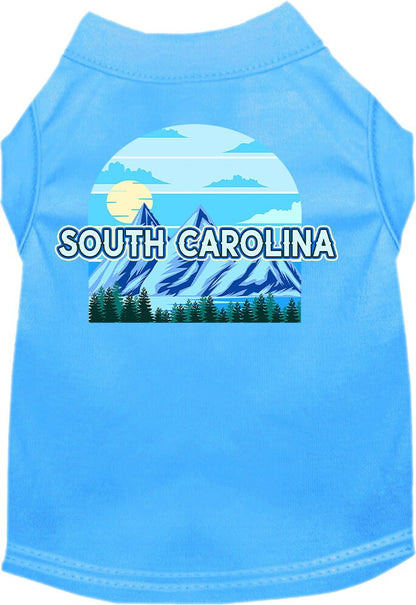 Pet Dog & Cat Screen Printed Shirt for Small to Medium Pets (Sizes XS-XL), "South Carolina Trailblazer"