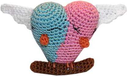 Knit Knacks Organic Cotton Pet & Dog Toys, "Valentine's Friends Group" (Choose from 4 different options!)