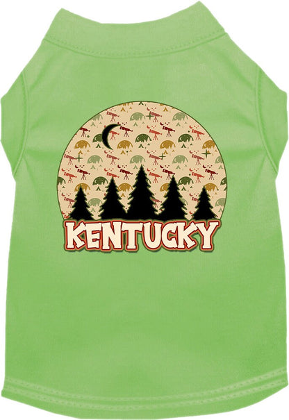 Pet Dog & Cat Screen Printed Shirt for Small to Medium Pets (Sizes XS-XL), "Kentucky Under The Stars"