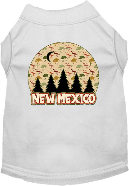 Pet Dog & Cat Screen Printed Shirt for Medium to Large Pets (Sizes 2XL-6XL), "New Mexico Under The Stars"