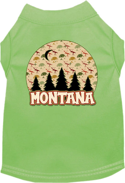 Pet Dog & Cat Screen Printed Shirt for Small to Medium Pets (Sizes XS-XL), "Montana Under The Stars"