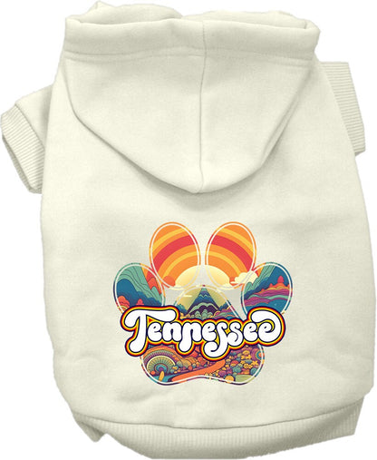 Pet Dog & Cat Screen Printed Hoodie for Small to Medium Pets (Sizes XS-XL), "Tennessee Groovy Summit"