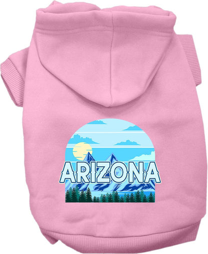 Pet Dog & Cat Screen Printed Hoodie for Medium to Large Pets (Sizes 2XL-6XL), "Arizona Trailblazer"