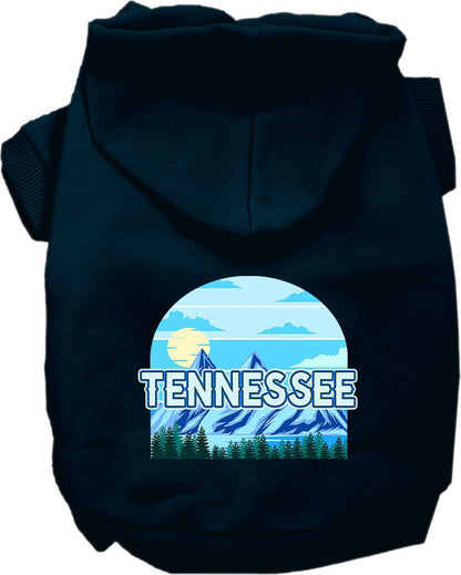 Pet Dog & Cat Screen Printed Hoodie for Medium to Large Pets (Sizes 2XL-6XL), "Tennessee Trailblazer"