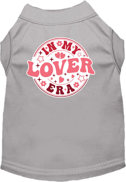 Pet Dog & Cat Screen Printed Shirt for Small to Medium Pets (Sizes XS-XL), "In My Lover Era"