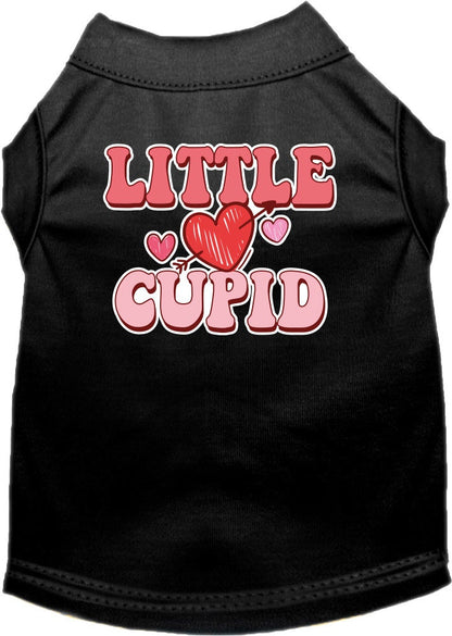 Pet Dog & Cat Screen Printed Shirt for Small to Medium Pets (Sizes XS-XL), "Little Cupid"