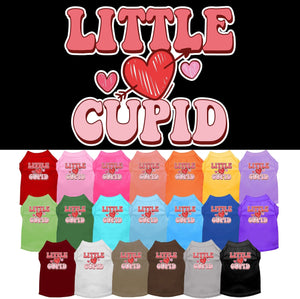 Pet Dog & Cat Screen Printed Shirt for Small to Medium Pets (Sizes XS-XL), "Little Cupid"