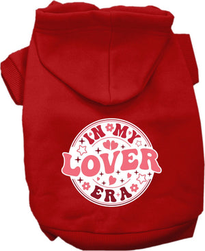 Pet Dog & Cat Screen Printed Hoodie for Medium to Large Pets (Sizes 2XL-6XL), "In My Lover Era"