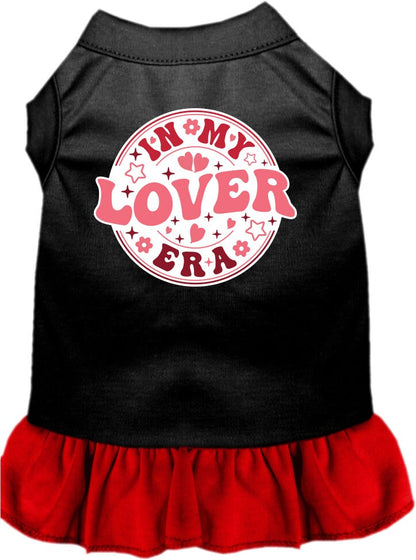 Pet Dog & Cat Screen Printed Dress for Medium to Large Pets (Sizes 2XL-4XL), "In My Lover Era"