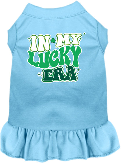 Pet Dog & Cat Screen Printed Dress for Small to Medium Pets (Sizes XS-XL), "In My Lucky Era"