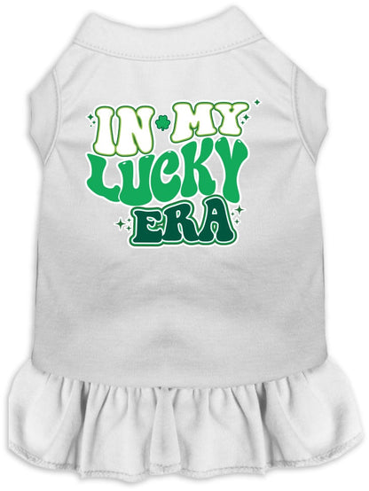 Pet Dog & Cat Screen Printed Dress for Small to Medium Pets (Sizes XS-XL), "In My Lucky Era"