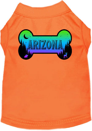 Pet Dog & Cat Screen Printed Shirt for Small to Medium Pets (Sizes XS-XL), "Arizona Mountain Shades"
