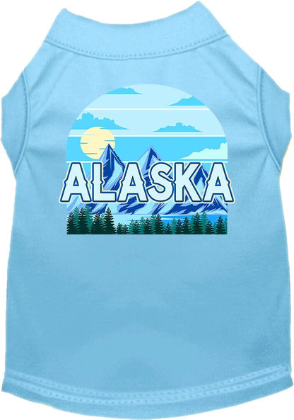 Pet Dog & Cat Screen Printed Shirt for Medium to Large Pets (Sizes 2XL-6XL), "Alaska Trailblazer"