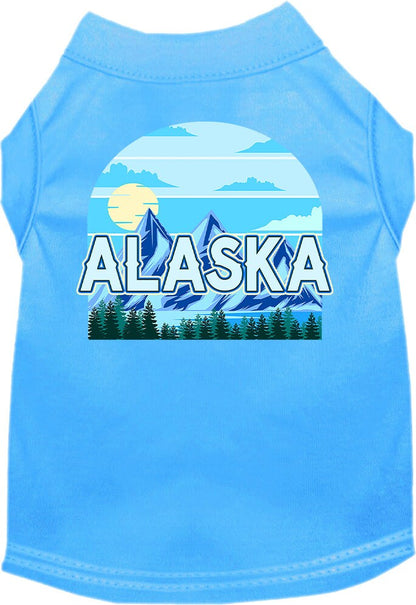 Pet Dog & Cat Screen Printed Shirt for Medium to Large Pets (Sizes 2XL-6XL), "Alaska Trailblazer"