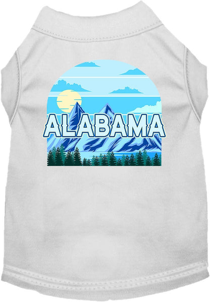 Pet Dog & Cat Screen Printed Shirt for Small to Medium Pets (Sizes XS-XL), "Alabama Trailblazer"