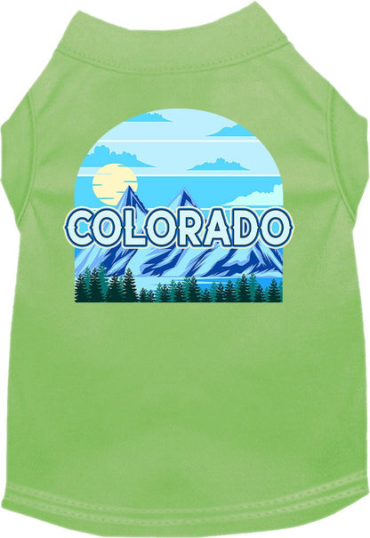 Pet Dog & Cat Screen Printed Shirt for Medium to Large Pets (Sizes 2XL-6XL), "Colorado Trailblazer"