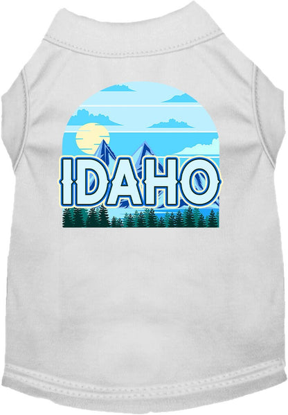 Pet Dog & Cat Screen Printed Shirt for Medium to Large Pets (Sizes 2XL-6XL), "Idaho Trailblazer"