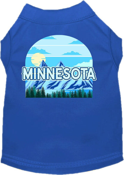 Pet Dog & Cat Screen Printed Shirt for Small to Medium Pets (Sizes XS-XL), "Minnesota Trailblazer"