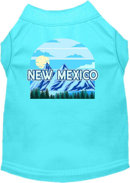 Pet Dog & Cat Screen Printed Shirt for Medium to Large Pets (Sizes 2XL-6XL), "New Mexico Trailblazer"