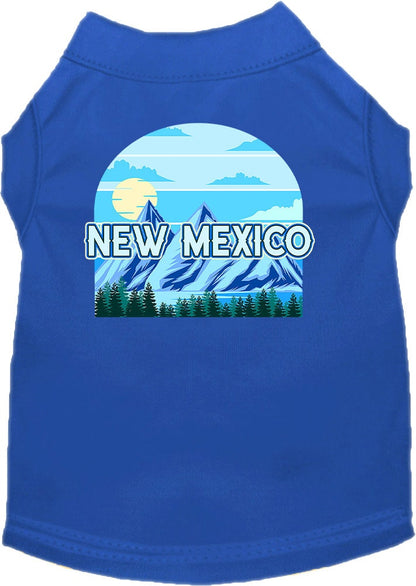 Pet Dog & Cat Screen Printed Shirt for Small to Medium Pets (Sizes XS-XL), "New Mexico Trailblazer"